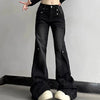 Sleek High-Rise Bell Leg Denim