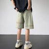 Torn Breeze Slim Denim Shorts