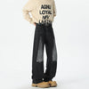 2000s Autumn Mosaic Relaxed Urban Beat Denim