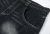 Y2K Yıkanmış Baggy Jean Şort, model üzerinde — Navra Wear
