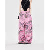 Tie-Dye High-Rise Street Trousers