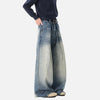 Metro Blue Rinse High-Rise Bell Leg Denim