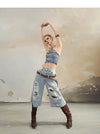 Heritage Torn Easy Cut Wide Jeans