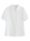 Ruffled Collar Office Layered Blouse