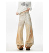 Wide Leg Jean Pantolon, yakın çekim — Navra Wear