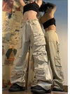 Button Fly Worn Relaxed Street Pants