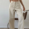 Heritage Beige Relaxed High-Rise Denim