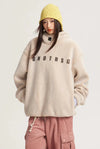 2000s Cozy Oversized Fleece Faux Fur Sweatshirt