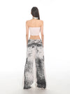 White Torn Relaxed Denim
