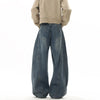 Dark Blue Bell Leg Denim