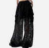 Cutwork Lace Retro Wide-Leg