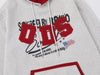 Classic Contrast Panel Casual Sweatshirt