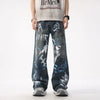 European Summer Tide Graphic Relaxed Denim