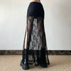 Gothic Lace Long Skirt