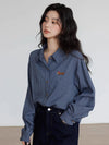 Wa-Plaid Vintage Oversized Blouse