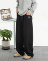 Modern Western Style Plain Tone Bell Leg Denim