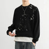 Splatter Art Graphic Sweatshirt