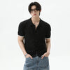 Open-Stitch Knit Casual Short Top