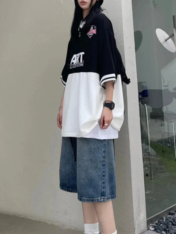 Midrise Slouch Summer Shorts alternatif görünüm