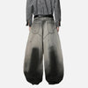 Splash Paint Ombre Color Bell Leg Denim