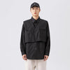 Oversize Sade Basic Gömlek, detay görünüm — Navra Wear