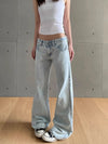 Heritage Low Waist Zipper Button Denim
