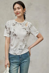 Floral Hollow Out Everyday Breezy-Cut T-Shirt