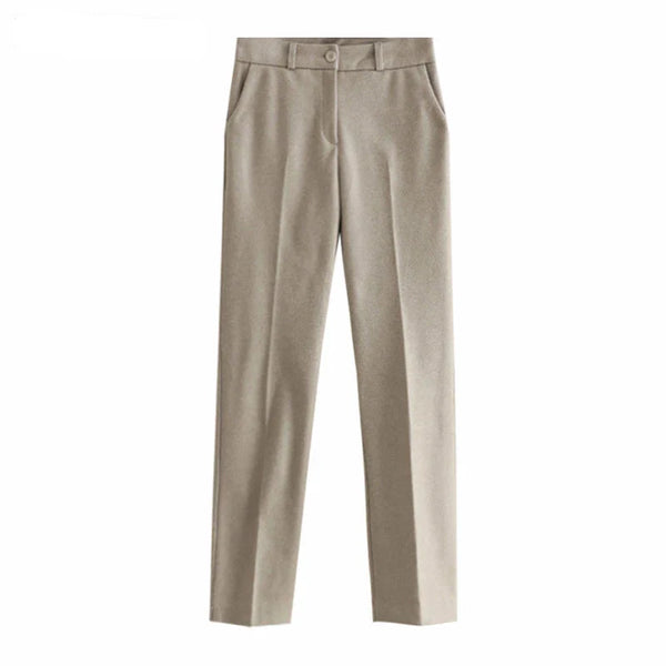 Heavy Wool Suit Trousers alternatif görünüm