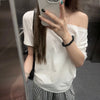 New-Millennium Timeless Off Shoulder T-Shirt