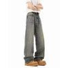 Heritage Torn Faded Relaxed Wide Denim