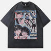Back-In-Time Retro-Faded Harajuku Style Cartoon T-Shirt