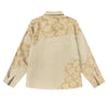 Quilted Panel Retro Casual Long Shirt