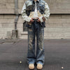 Heritage Digital Printed Faded Denim