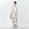 Heritage Western Style Summer Flower Denim