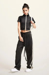Kadın Y2K Crop Tişört, önden görünüm — Navra Wear
