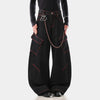 Metro Curved Knife Bell Leg Denim Utility Denim