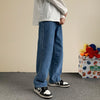 Open Denim Loose Bottoms