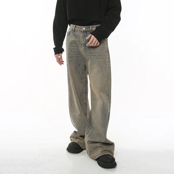Bell-Leg Faded Relaxed Denim alternatif görünüm