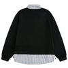 Varsity Layered Boxy Sweatshirt