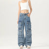 2000s Modern Easy Relaxed Utility Tooling Denim