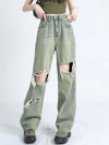2000s Metro Heritage Western Style High-Rise Denim