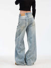 Heritage High-Rise Relaxed Torn Denim