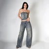 High-Rise Heritage Western Style Denim