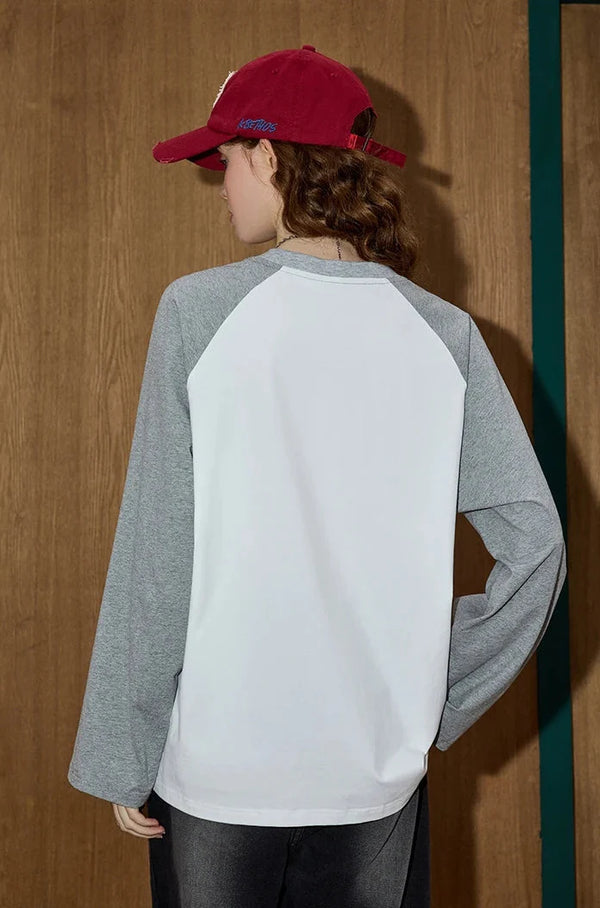 Sweet Digital-Age Designed Long Sleeve T-Shirt alternatif görünüm