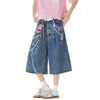 Baggy Jean Şort, kombin görünüm — Navra Wear