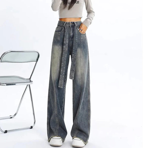 Signature 2000s Style Relaxed Bell Leg Denim alternatif görünüm