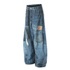 Metro Faded Relaxed Bell Leg Utility Denim