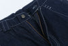 Baggy Nakışlı Jean Şort, yan görünüm — Navra Wear