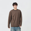 Insulated Everyday Line-Pattern Long Sleeve T-Shirt