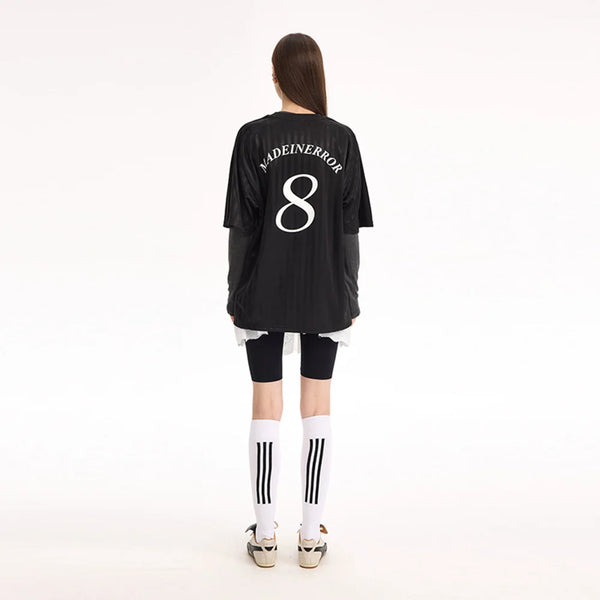 Back-In-Time Horizontal-Lines Short Sleeve Weekend T-Shirt alternatif görünüm